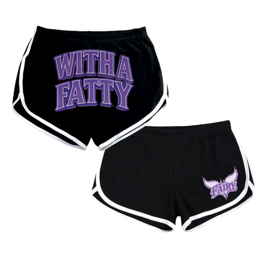 FAIRY BOOTY SHORTS - BLACK
