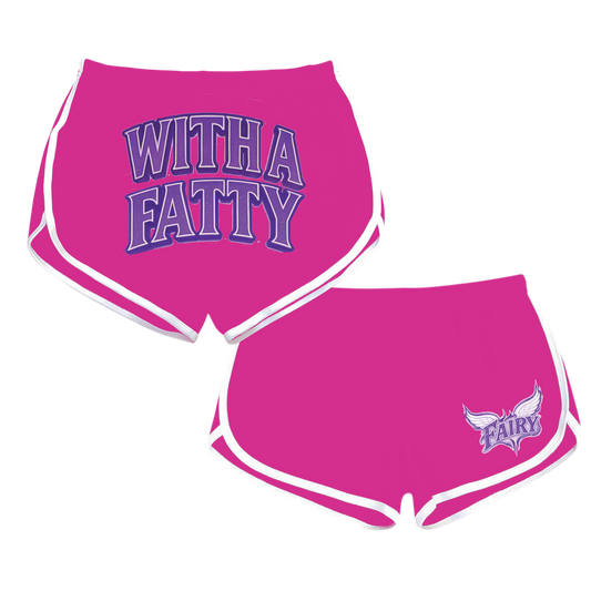 FAIRY BOOTY SHORTS - HOT PINK
